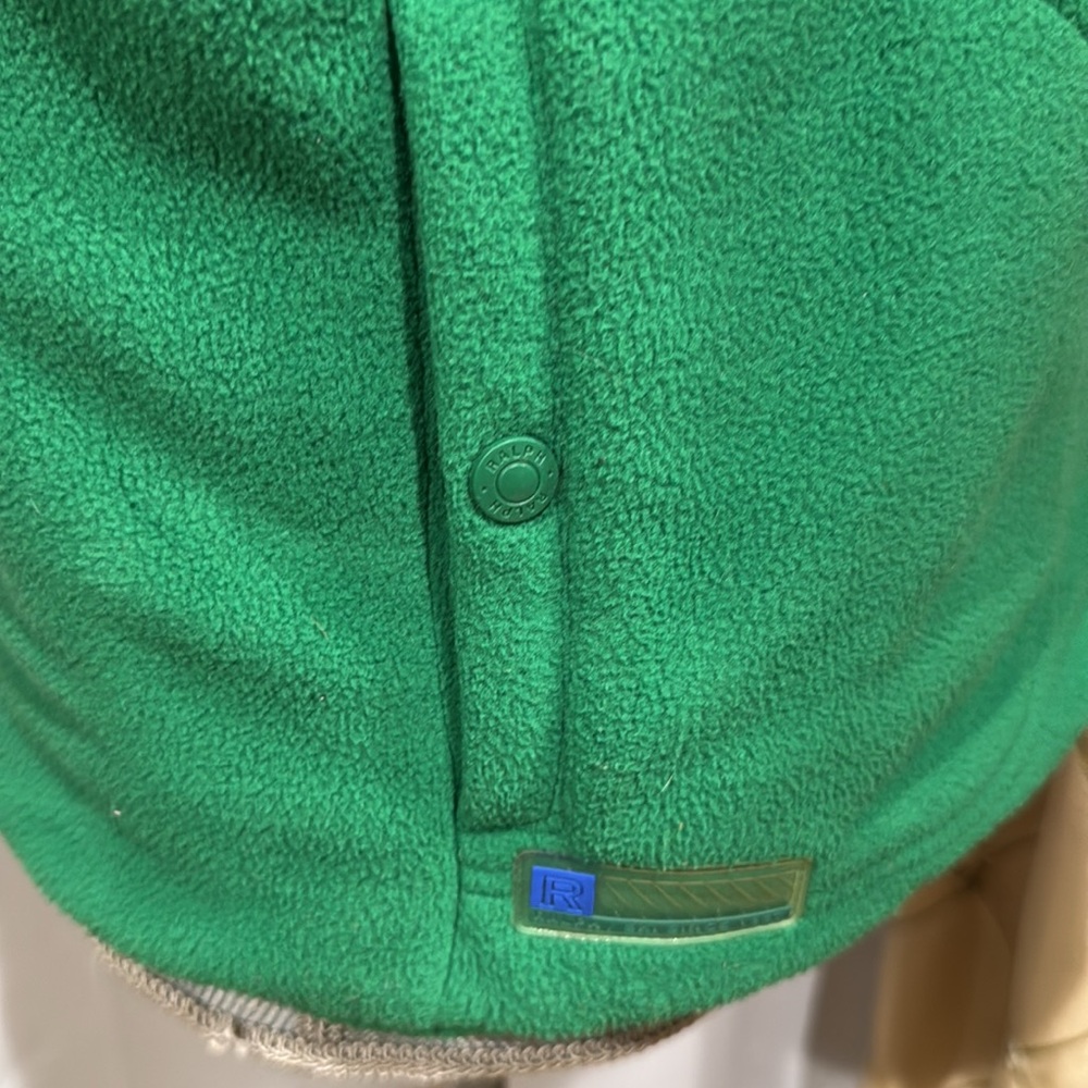 Vintage Ralph Lauren reversible blue and green ski vest - Size S - Picture 12 of 13
